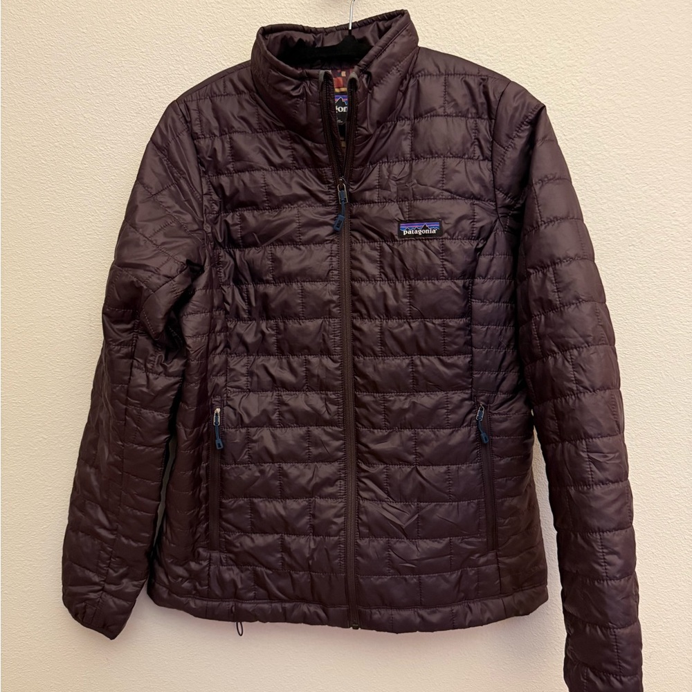 Patagonia Women's Nanopuff Maroon Like New